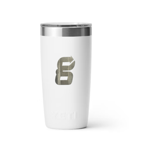 White YETI Rambler 10 oz